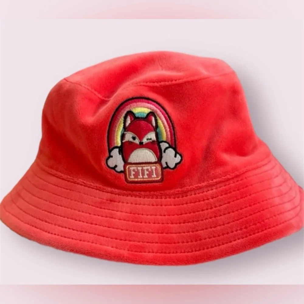 Squishmallows Fifi 🦊 Velvet Bucket Hat